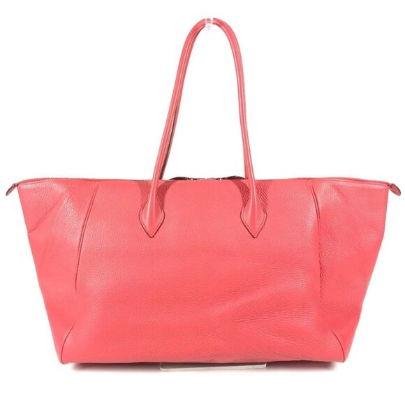 HERMES Parinobe bay 40 Shoulder Bag HandBag Taurillon Clemence Bougainvillea Red - Picture 2 of 16